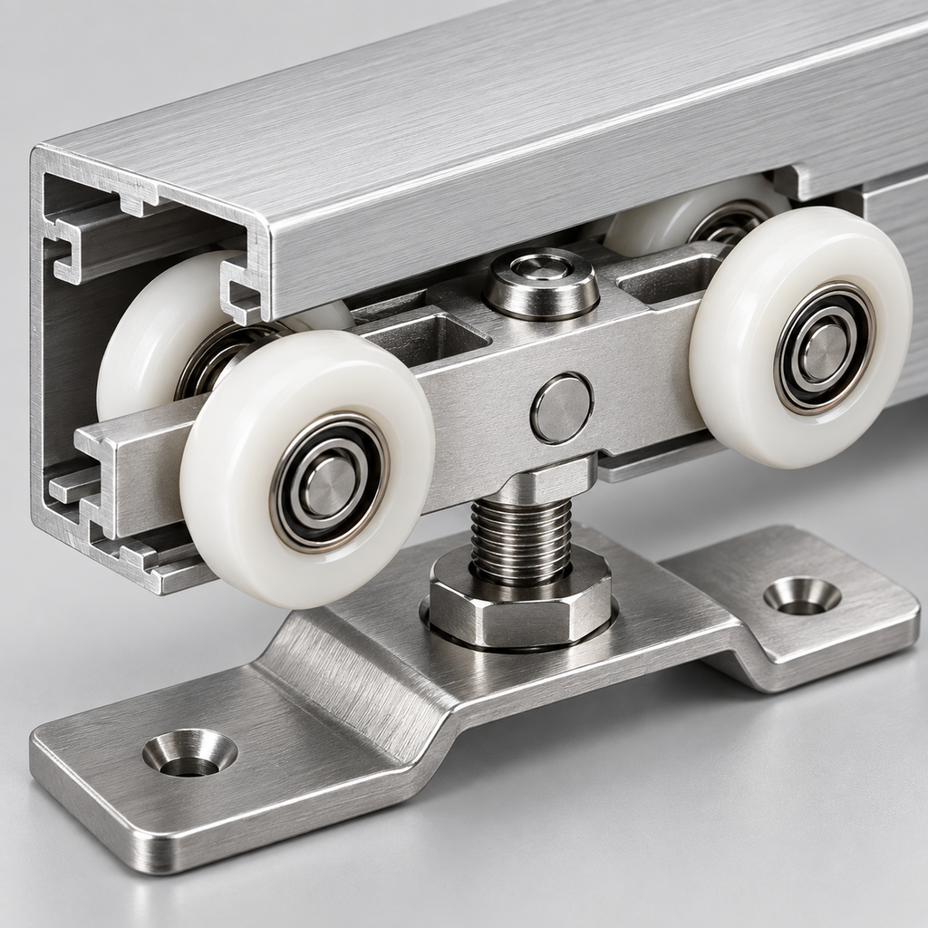 Modular Soft-Close Pocket Door Track Kit