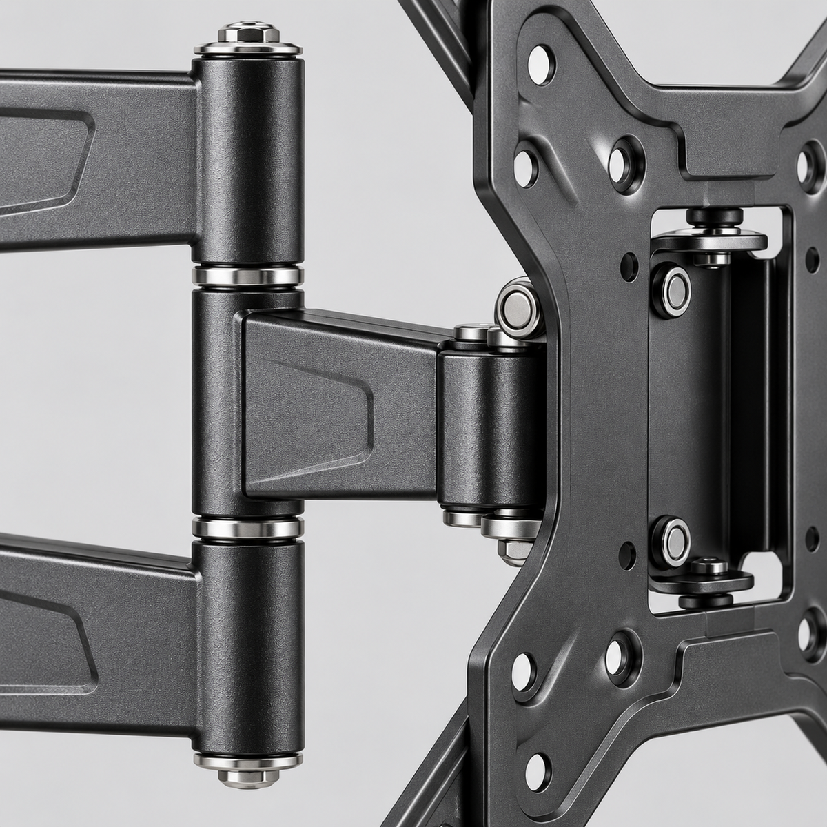 Compact Dual-Arm Full-Motion TV Wall Mount