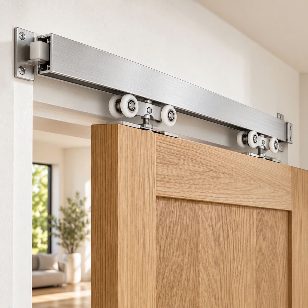 Modular Soft-Close Pocket Door Track Kit