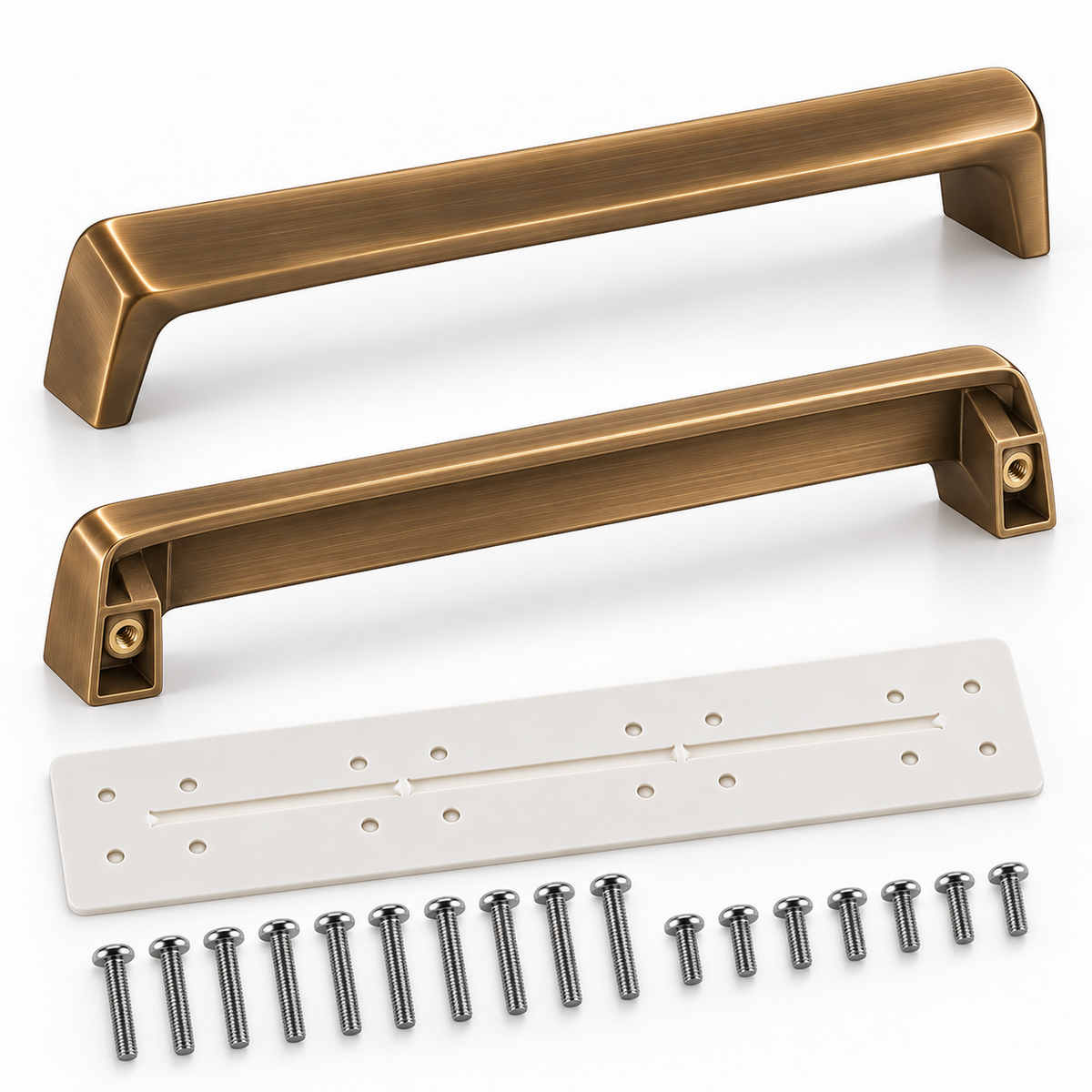 Sixteen-Piece Warm Bronze Cabinet Pull Renovation Set
